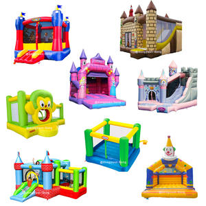 Castillo Hinchable Comercial Pequeño para el Hogar, Juguete para Niños con Pancarta, <span class=keywords><strong>Gran</strong></span> Valor en Oferta, Castillo Hinchable Bluey - Product Image 1