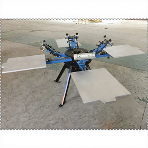 New Desktop <b>Mini</b> Silk Screen <b>Printer</b> A411Z Four Color One Station Manual Screen Printing Machine for T-Shirt USA - Product Image 2