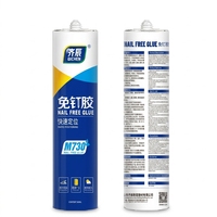 Échantillon Gratuit QICHEN OEM Colle Sans Clou pour Construction Intérieure – Adhésif Sans Plus Clous pour Panneaux et Plafonds – Vente Flash