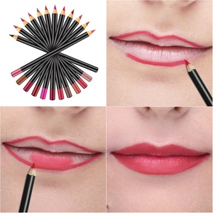 Crayon à lèvres OEM, imperméable, longue tenue, fini mat, outil de maquillage pour les lèvres, marque privée, couleur nude personnalisée, crayon à lèvres lisse - Product Image 3