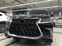 Kit de carrosserie complet pour Lexus LX570 2009-2015, mise à niveau vers le modèle 2018, capot, hayon, ailes, pare-chocs, calandre, phares, feux arrière