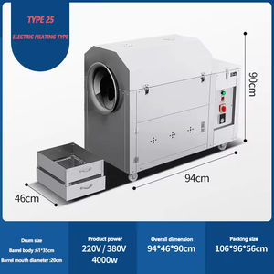 เครื่องคั่วถั่วอัตโนมัติเครื่องคั่วเมล็ด<span class=keywords><strong>ฟักทอง</strong></span>ถั่วโกโก้50กิโลกรัม/ชั่วโมง - Product Image 4