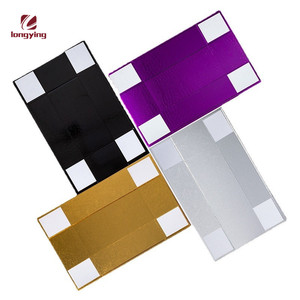 Tùy Chỉnh Colour Kim Loại Ngọc Trai PU Kết Cấu Nằm Phẳng Gấp Hộp Quà Tặng Bao Bì Quần Áo Ăn Mặc Giày Hat Cho Hộp Giấy Bao Bì - Product Image 6