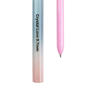 O & Q-Stylo à Double Tube Créatif en Plastique Écologique de 0.7mm pour Enfant, Conception Capibara, pour École et Bureau