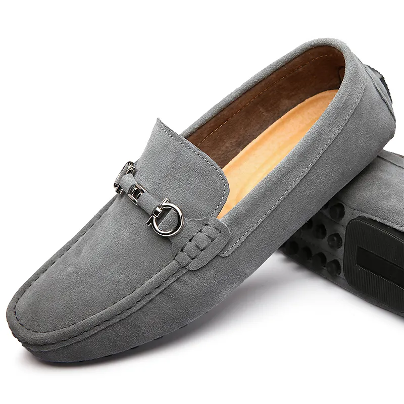 Fashion Custom Design Unique Classic Leather Shoe Casual Formal Suede Flats Shoes Wedding Party Dress Shoes Men