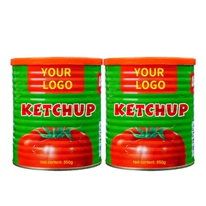 2024 hot sale tomato paste in high fresh red color aseptic tomato sauce in 2200g from professional tomato paste supplier