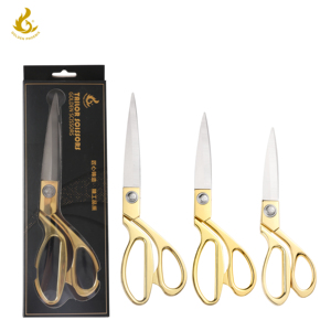 Vàng Phoenix Vải Kéo <span class=keywords><strong>8.5</strong></span> <span class=keywords><strong>9.5</strong></span> 10.5 Inch Nhiệm Vụ Nặng Nề Thép Không Gỉ May Kéo Chuyên Nghiệp Thợ May Kéo - Product Image 1