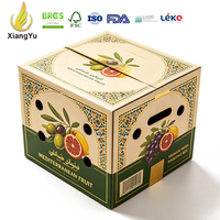 Xiangyu op maat gemaakte gemengde fruit exportkarton golfkartonnen verzenddoos voor versproducten verpakking groothandel distributie levering