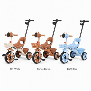 <span class=keywords><strong>Triciclo</strong></span> para niños pequeños con música y luces, <span class=keywords><strong>triciclo</strong></span> infantil en 3 colores, juguete para montar para bebés, OEM personalizado - Product Image 4