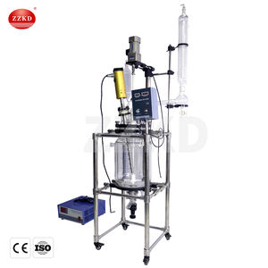 10L 20L 50L 100L بالموجات فوق الصوتية مفاعل زجاجي وقود الديزل الحيوي مفاعل بالموجات فوق الصوتية - Product Image 2