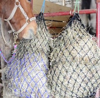 Équipement d'alimentation directe pour chevaux toute la journée, filet à foin, sac à foin pour chevaux avec logo personnalisé