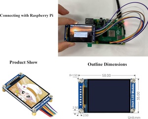 Waveshare 2นิ้ว MINI <span class=keywords><strong>IPS</strong></span> <span class=keywords><strong>LCD</strong></span> <span class=keywords><strong>Display</strong></span> Compatible Raspberry Pi // STM32 240x320ความละเอียด262K RGB สี ST7789VW แบบฝัง - Product Image 6