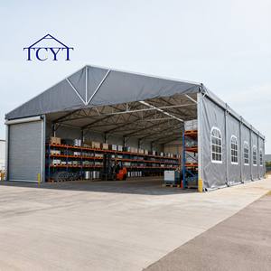 Tienda de almacén con marco de aluminio para exteriores, carpa impermeable, tienda de almacén de almacenamiento Industrial a la venta - Product Image 6