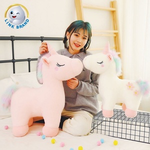 Lindo Peluche de Unicornio Relleno de Algodón PP Súper Suave - Artículos para Fiestas de Cumpleaños - Product Image 2