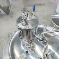 Doseur de houblonnage à sec TEKBREW en acier inoxydable 4'' (102 mm) avec raccord TC, pressurisé, 5 L, pour brasserie - À vendre