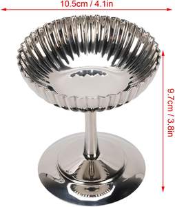 Nouvel Arrivage – Bol à Glace Chic et Élégant en Acier Inoxydable 304 de Qualité Supérieure, Écologique, Style Américain, Support pour Glace et Fruits - Product Image 5