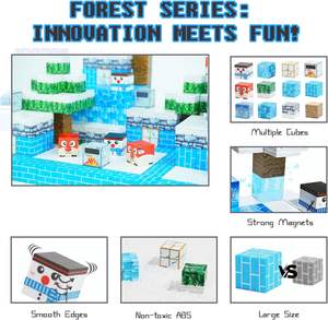 <span class=keywords><strong>Frozen</strong></span> Castle World Juego de bloques de construcción magnéticos de plástico para niños de 4 a 9 años Juguete educativo STEM - Product Image 5