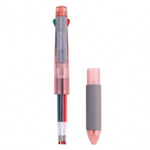 4-in-1 <b>Multi</b>-<b>Color</b> Ballpoint <b>Pen</b> Custom Logo Print Gel <b>Pens</b> with 0.5mm 0.7mm Writing Width for School & Office Promotional Gift - Product Image 3