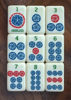 Florence Mahjong Versi Premium Set Mahjong Amerika Mewah Ubin Akrilik Permainan Keluarga Hadiah Set Tersedia & Pre-Order