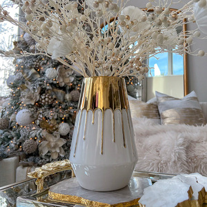 Vases à fleurs en céramique de luxe, style nordique, pour centres de table de mariage, décoration de maison et d'hôtel, vente en gros - Product Image 1