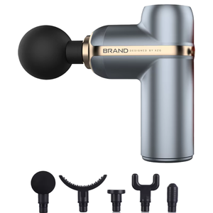 Mini <span class=keywords><strong>pistolet</strong></span> <span class=keywords><strong>de</strong></span> fascia portable 2025, sans fil, contrôle <span class=keywords><strong>de</strong></span> la minuterie, batterie 1800 mAh, conception multi-têtes pour la relaxation musculaire, <span class=keywords><strong>onde</strong></span> <span class=keywords><strong>de</strong></span> <span class=keywords><strong>choc</strong></span> - Product Image 1