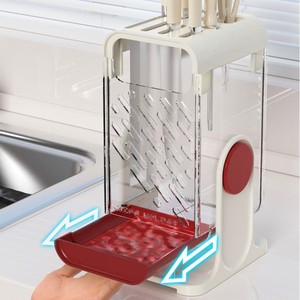 ที่วางมีดอเนกประสงค์สำหรับห้องครัว พร้อมที่ใส่ตะเกียบ ดีไซน์แบบแขวน สำหรับจัดเก็บอุปกรณ์ครัว - Product Image 2