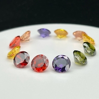 HQ GEMS 3-12mm 5A qualité pierre taillée à la Machine coupe brillante zircone cubique blanche pierre précieuse en vrac Zircon prix par carat