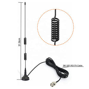 Nhà sản xuất tăng cao 5dBi GSM ăng ten truyền thông (với cơ sở từ tính) ăng ten ngoài trời ăng ten Parabol Wifi 2G + 3G + 4G - Product Image 1