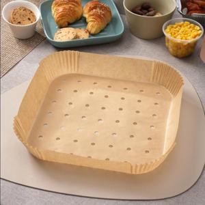 7,9 "100 Uds. <span class=keywords><strong>Freidora</strong></span> de aire cuadrada perforada revestimientos de papel de pergamino 5-8 Qt <span class=keywords><strong>Cosori</strong></span> Instant Vortex, <span class=keywords><strong>freidora</strong></span> de aire Dash Ninja - Product Image 3