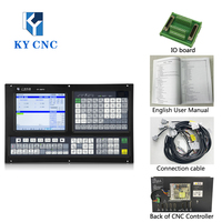 Contrôleur de tour CNC économique 980TC à 3 axes avec écran LCD de 8 pouces, système de commande de tournage CNC