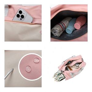 กระเป๋าทรงสี่เหลี่ยมสะพายข้างความจุขนาดใหญ่กระเป๋ากีฬาลำลองทรงดัฟเฟิลกระเป๋าเดินทางโลโก้ - Product Image 6