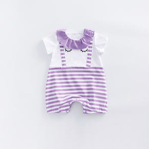 Compra al por Mayor de Ropa de Bebé de Algodón Pima, Mono con Pompones para Niña, de China - Product Image 4