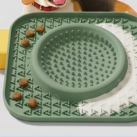Tapis d'alimentation lente en silicone avec ventouses tapis de léchage anti-étouffement pour chats et chiens