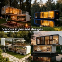 Vente Directe – Maison Capsule de Luxe Préfabriquée, Structure en Acier Léger, Design Moderne, Certifiée CE, Conteneur de Bureau 20 pieds 40 pieds