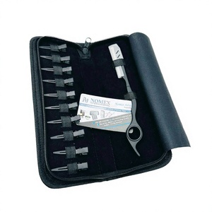 Pince à extensions capillaires professionnelle en acier inoxydable noir mat, qualité chirurgicale supérieure, garantie qualité, usage commercial, personnalisable - Product Image 1