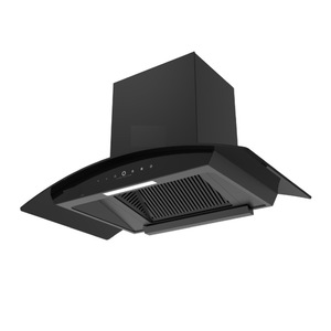 Hotte aspirante murale de cuisine, hotte de cuisinière, hotte d'évacuation de fumée, hottes d'îlot à vendre, verre incurvé, four électrique - Product Image 3