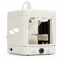 Imprimante 3D WandGo blanche, imprimante 3D de bureau pour projets de bricolage, prototypage créatif, éducation et ateliers de fabrication
