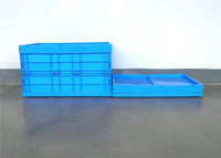 Caisse de transport industrielle pliable et empilable en PP recyclable pour la logistique