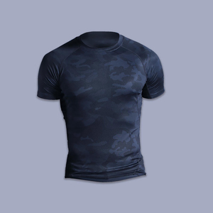 Camisetas Deportivas Lisas para Hombre, 100% Poliéster, de Secado Rápido, Manga Corta, para Gimnasio y Entrenamiento - Product Image 3