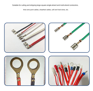 Machine semi-automatique muette superbe de sertissage de <span class=keywords><strong>terminal</strong></span> de dénudage de fil électrique pour des câbles divers - Product Image 5