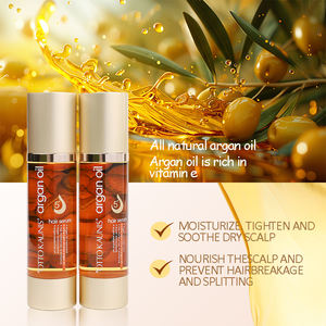 Productos para el cabello con protección térmica, suero para el cabello de seda, Antifrizz, colágeno, vitamina E, aceite de argán, tratamiento Herbal para el crecimiento del cabello - Product Image 4