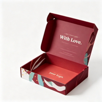 Caja de Cartón Corrugado para Envíos con Logotipo Personalizado de Fábrica OEM de 120 Años de Experiencia, Caja de Correo Rosa Impresa con Logotipo