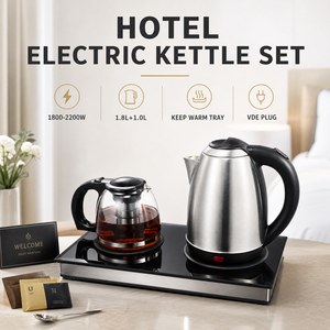 Glass Tea <b>Maker</b> Automatic Switch Off 1.8L Kettle With Detachable Filter <b>Coffee</b> and Machine Glass Tea <b>Maker</b> Automatic Switch Off - Product Image 2