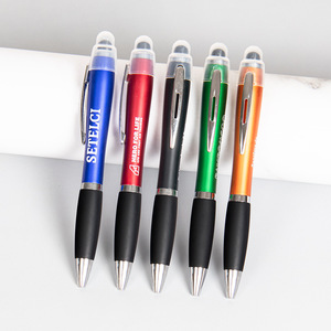 Personalizza il Logo del Tuo Brand: <span class=keywords><strong>Penne</strong></span> <span class=keywords><strong>a</strong></span> <span class=keywords><strong>Sfera</strong></span> LED Personalizzate con Impugnatura in Gomma - <span class=keywords><strong>Penne</strong></span> con Luce Colorata - Product Image 5