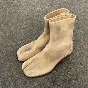 Botín de Cuero Genuino Retro a la Moda 2024 con Tacón Grueso, Bota Vaquera Cómoda y Suave de Tacón Alto con Tacón de Herradura - Product Image 5