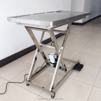 Table d'examen pour animaux OSCAT, table vétérinaire électrique à levage électrique en acier inoxydable, tables de diagnostic pour animaux, équipement vétérinaire, cliniques vétérinaires