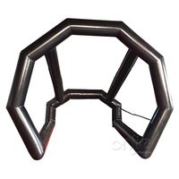 Cage de frappe gonflable pour simulateur de golf, grande, imperméable, résistante aux intempéries, avec pompe à air électrique