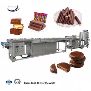 Nuove Macchine Economiche Semi-automatiche ad Alta Precisione da 400mm 600mm <span class=keywords><strong>per</strong></span> la Produzione di Barrette di Cioccolato, Biscotti e Wafer Ricoperti di Farina e Frutta Secca - Product Image 6