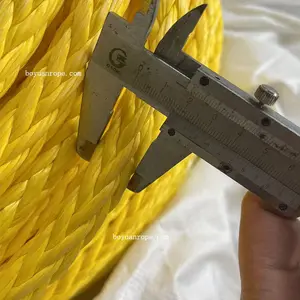 High Tensile Floating 12 Strand Braided UHMWPE Mooring Rope 24mm-96mm Ultra High Molecular Weight Polyethylene Marine Rope