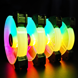 Fabrika fiyat COOLMOON OEM yeşim halka RGB Fan için masaüstü bilgisayar 120mm oldukça 6PIN Rgb soğutucu kiti Fan oyun bilgisayarı Fan durumda Rgb - Product Image 5